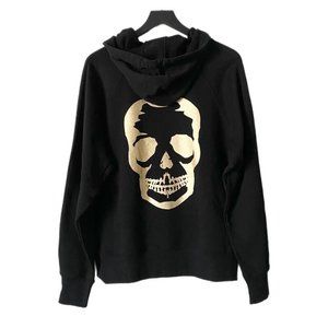 ZADIG & VOLTAIRE Clipper Skull Foil Sweatshirt Hoodie